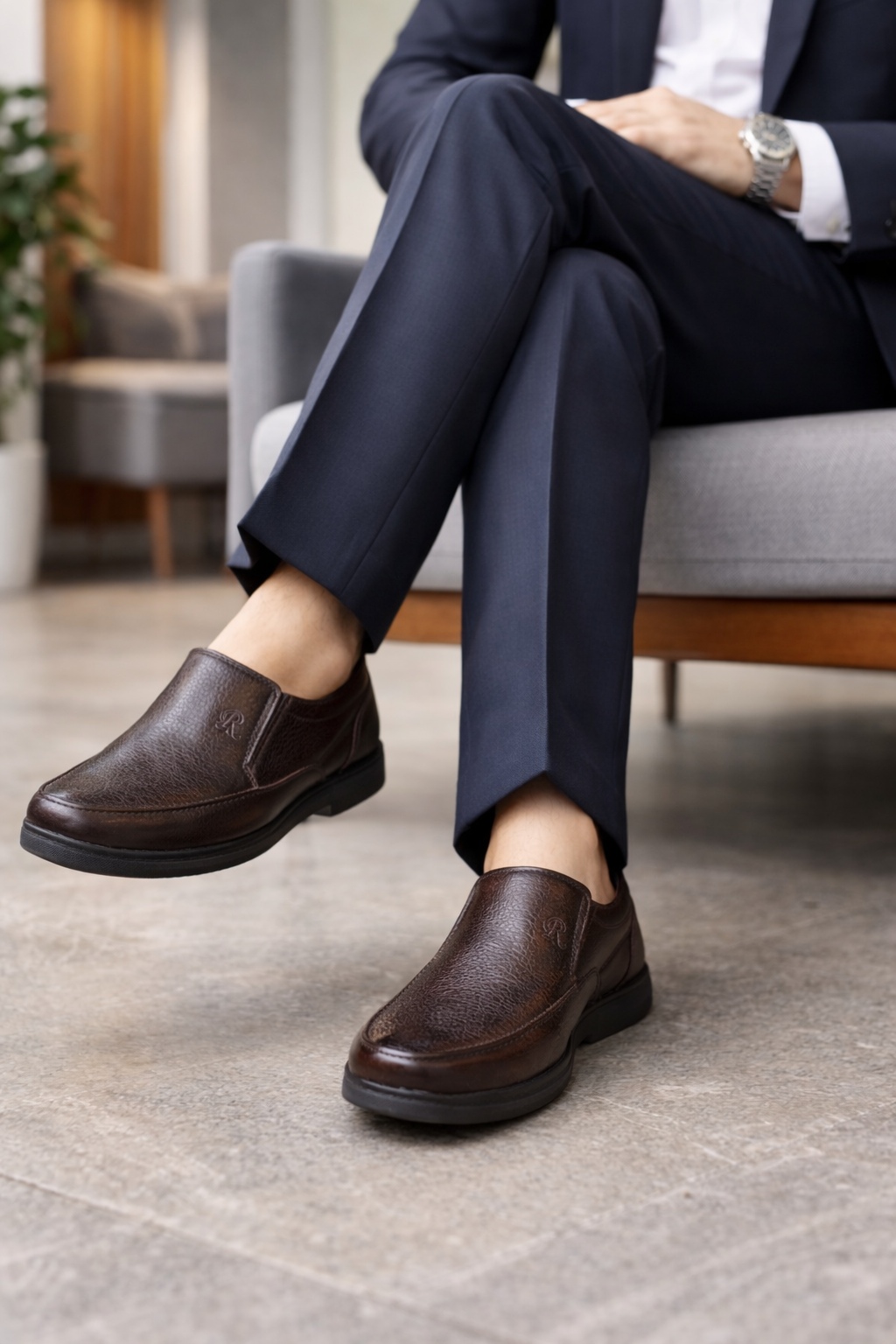 کفش مردانه چرم  سناتور