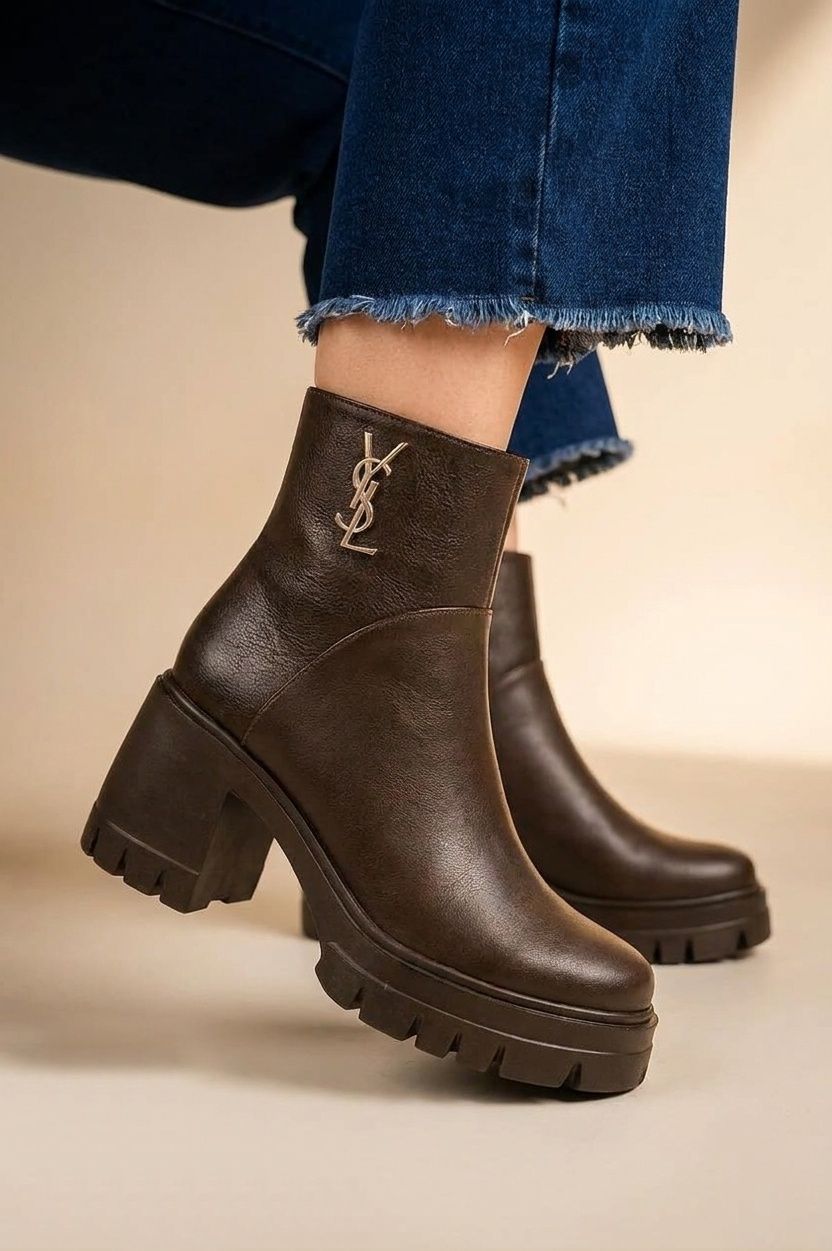 نیم‌بوت YSL لوکس YSL Luxury Ankle Boot