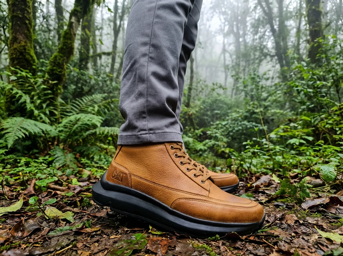 بوت چرم مردانه کت CAT