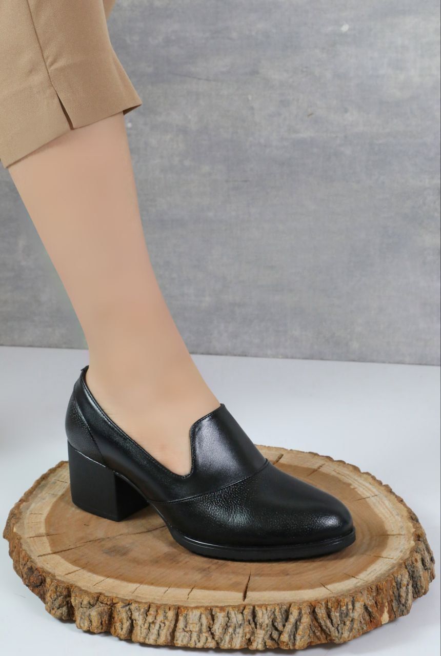 کفش زنانه پرسنلی چرم مریم